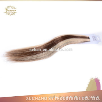 high quality 4CM wide 2.5gram P-color light color No Shine no shedding super tape human remy hair extension